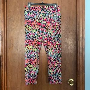 High waisted Capri workout pants